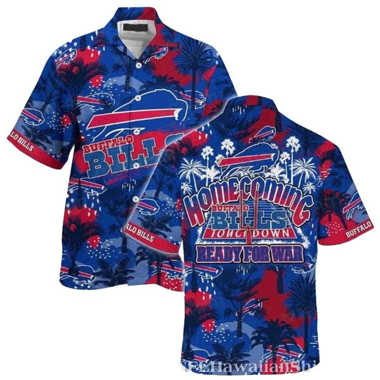 Buffalo Bills Homecoming Ready For War Hawaiian Shirt - Moonbestprint