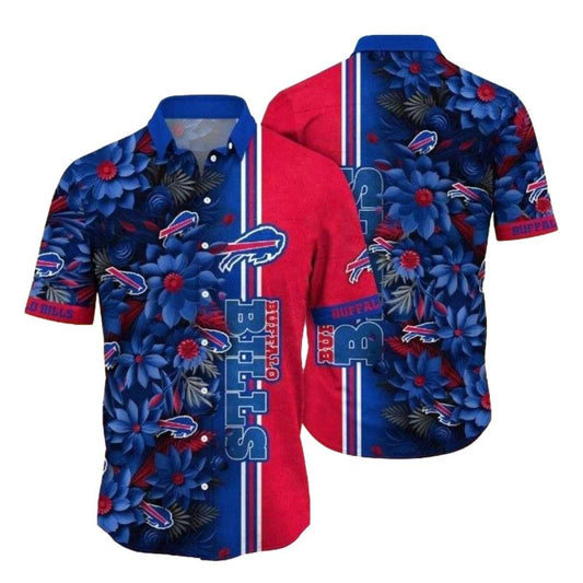 Buffalo Bills Lofo And Lush Floral Hawaiian Shirt - Moonbestprint