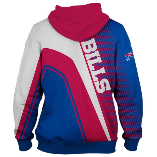 Buffalo Bills Logo Inside Me Blue White And Red AOP Hoodie -  Moonbestprint