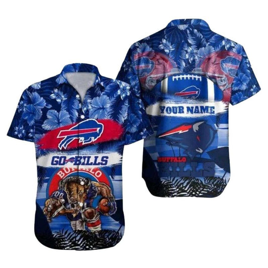 Buffalo Bills Mascot Gear Up For Victory With Team Spirit Hawaiian Shirt - Moonbestprint