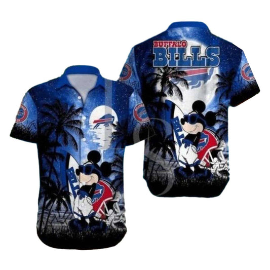 Buffalo Bills Mickey Beachside Hawaiian Shirt - Moonbestprint