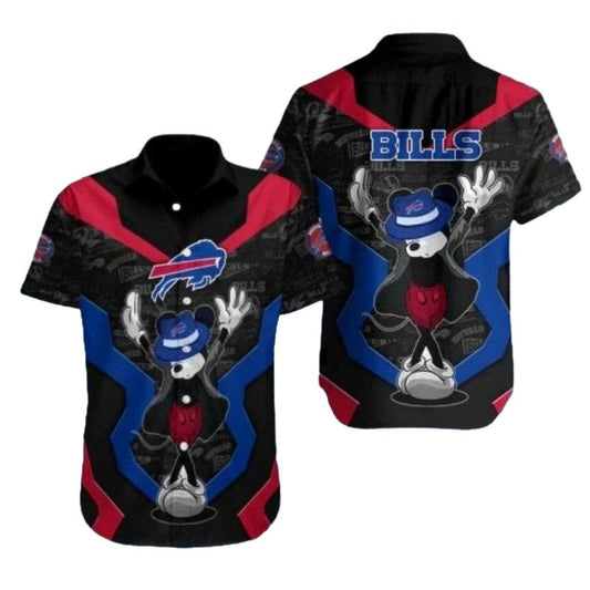 Buffalo Bills Mickey Dancing Hawaiian Shirt - Moonbestprint