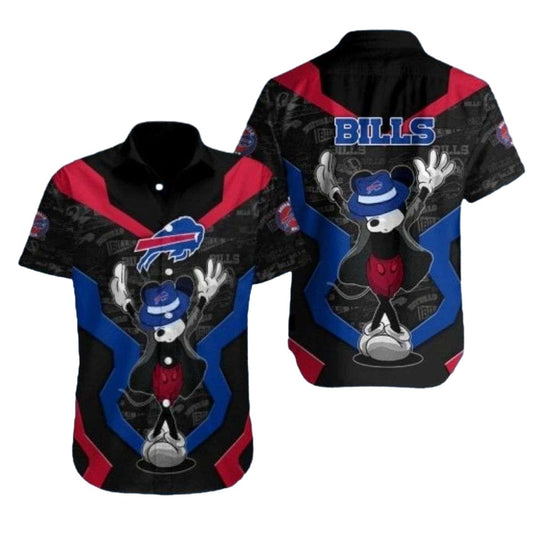 Buffalo Bills Mickey Dancing Hawaiian Shirt - Moonbestprint
