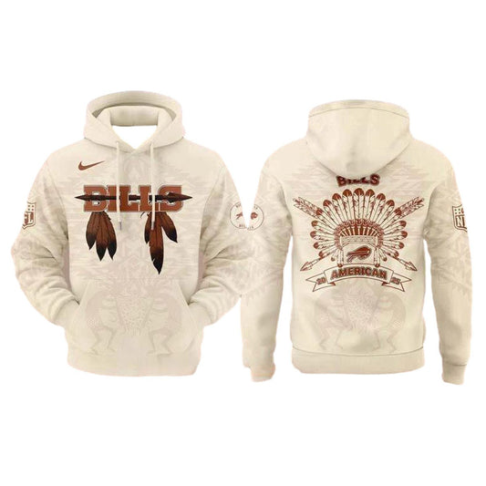 Buffalo Bills Native American Heritage Month AOP Hoodie -  Moonbestprint