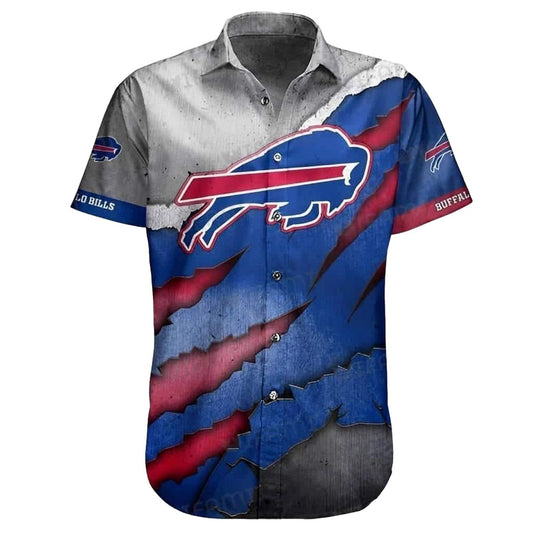 Buffalo Bills Nice Logo Gift For Beach Lovers Hawaiian Shirt - Moonbestprint