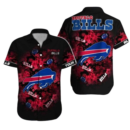 Buffalo Bills Red Floral Hawaiian Shirt - Moonbestprint