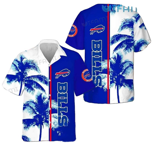 Buffalo Bills Summer Breeze With Palm Trees Hawaiian Shirt - Moonbestprint