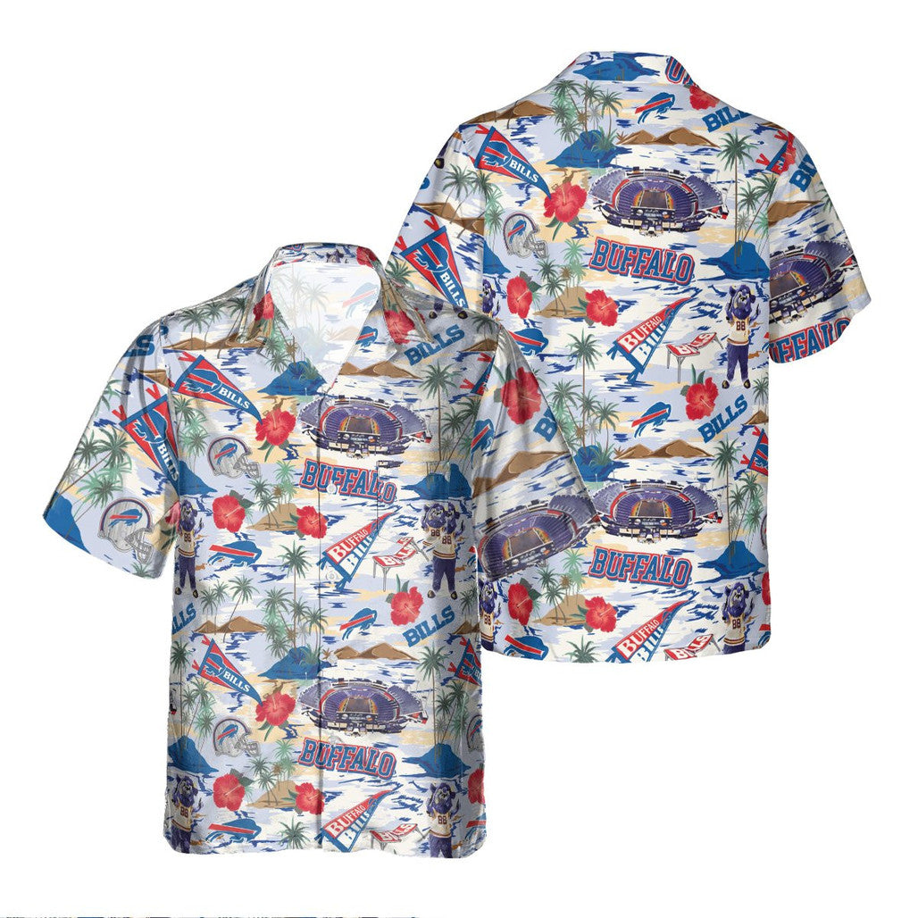 Buffalo Bills Thematic Stadium Hawaiian Shirt – Moonbestprint