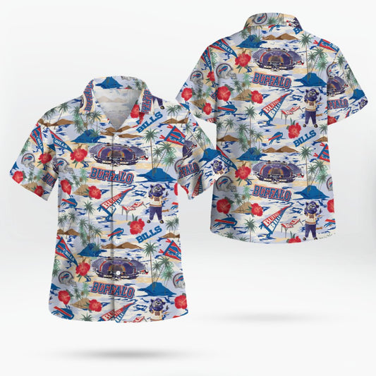 Buffalo Bills Thematic Stadium Hawaiian Shirt – Moonbestprint