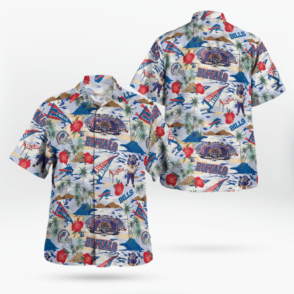 Buffalo Bills Thematic Stadium Hawaiian Shirt – Moonbestprint