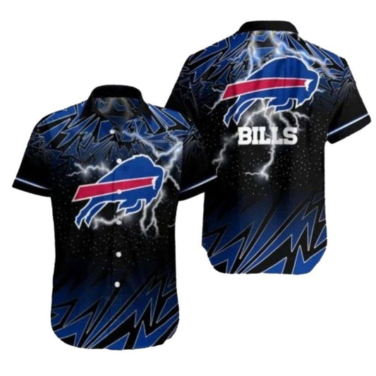 Buffalo Bills Thunder Strike Hawaiian Shirt - Moonbestprint