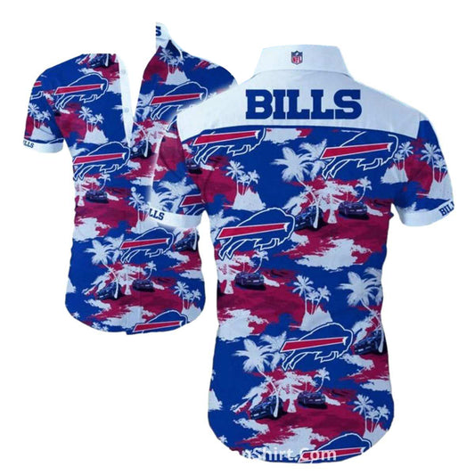 Buffalo Bills Tropical Palm Beach Hawaiian Shirt - Moonbestprint