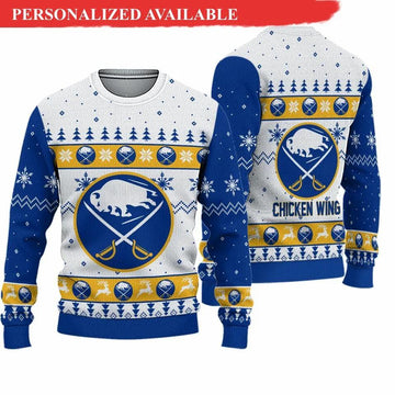Buffalo Sabres Ice Hockey Ugly Christmas Sweater, NHL Christmas Sweater Moonbestprint