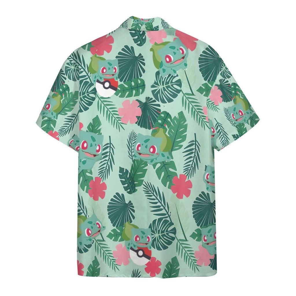 Pokemon Bulbasaur Tropical Green Hawaii Shirt – Moonbestprint