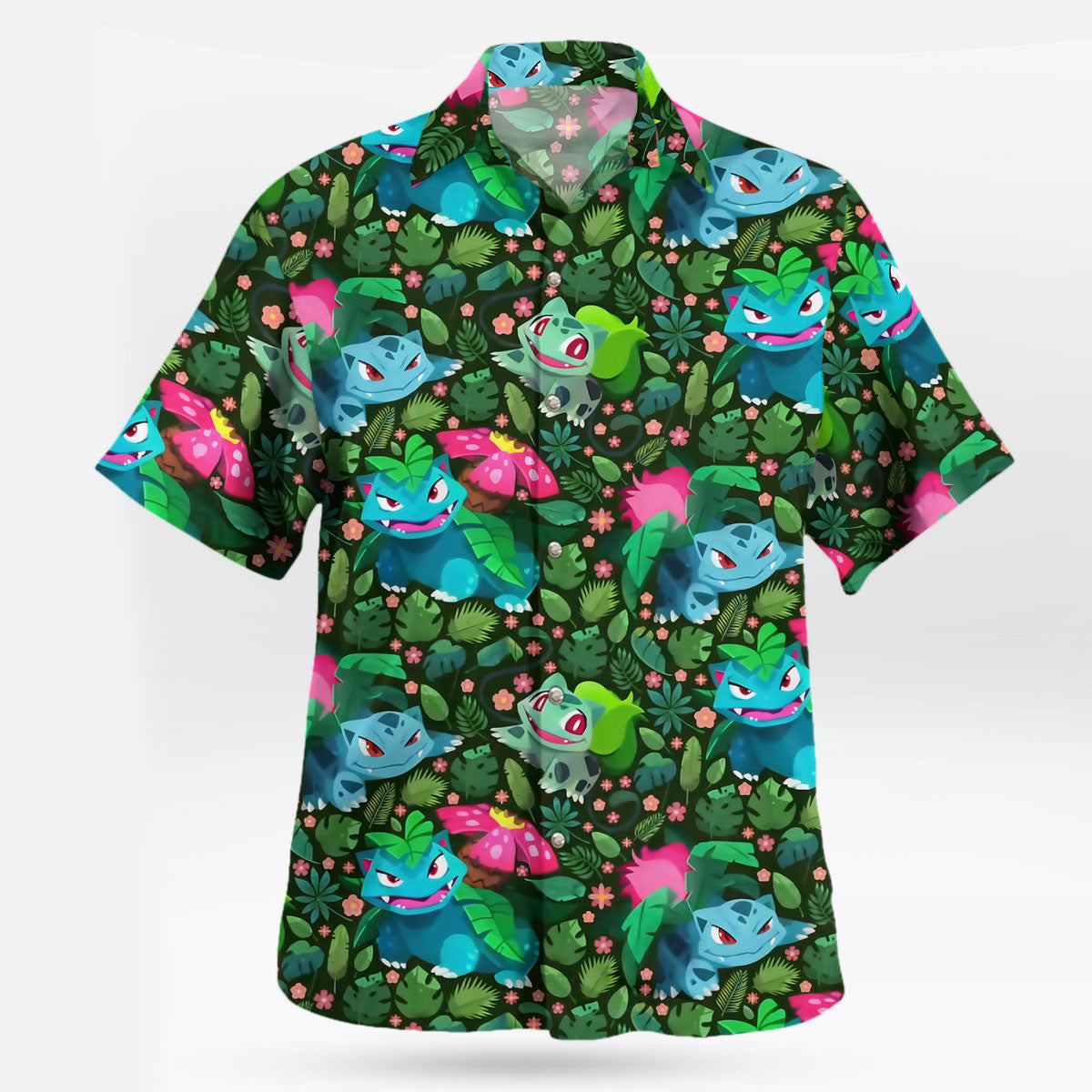 Bulbasaur Ivysaur Venusaur Pokemon Hawaiian Shirt – Moonbestprint