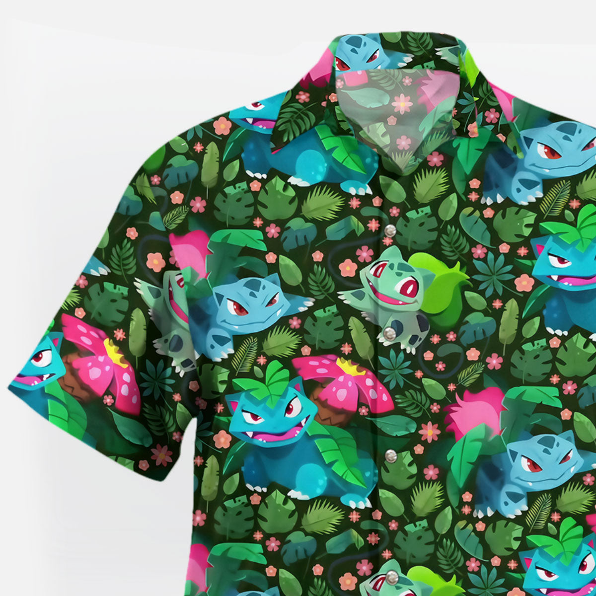 Bulbasaur Ivysaur Venusaur Pokemon Hawaiian Shirt – Moonbestprint