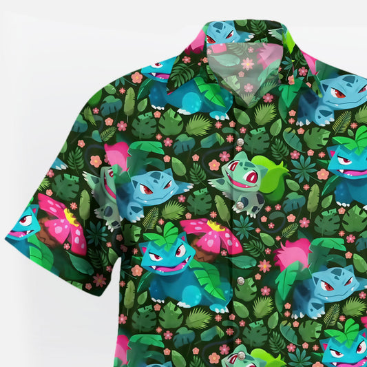 Bulbasaur Ivysaur Venusaur Pokemon Hawaiian Shirt – Moonbestprint