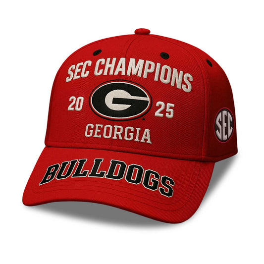 Bulldogs Football SEC Champions 2025 Hat -Moonbestprint