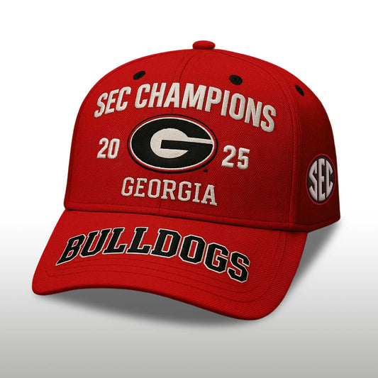 Bulldogs Football SEC Champions 2025 Hat -Moonbestprint