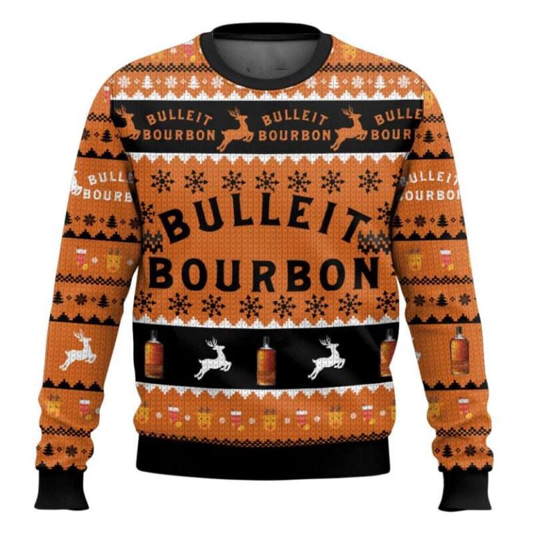 Bulleit Bourbon Ugly Christmas Sweater – Moonbestprint