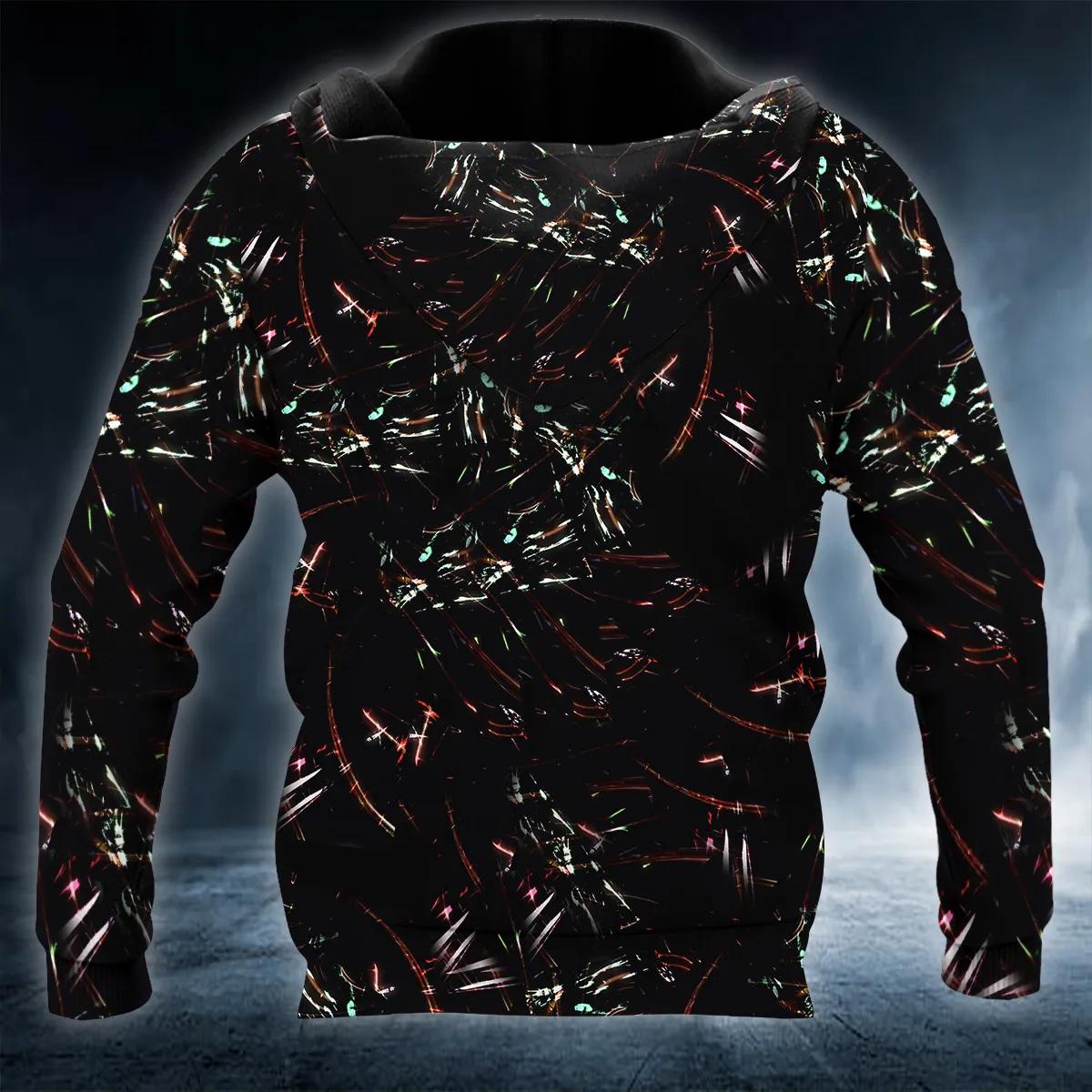 Burning Eyes Skull 3D Hoodie Moonbestprint