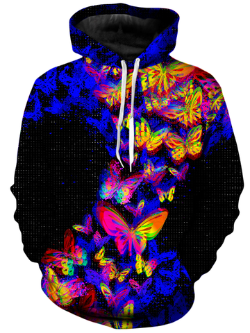 Butterfly Glitch Unisex Hoodie -Moonbestprint