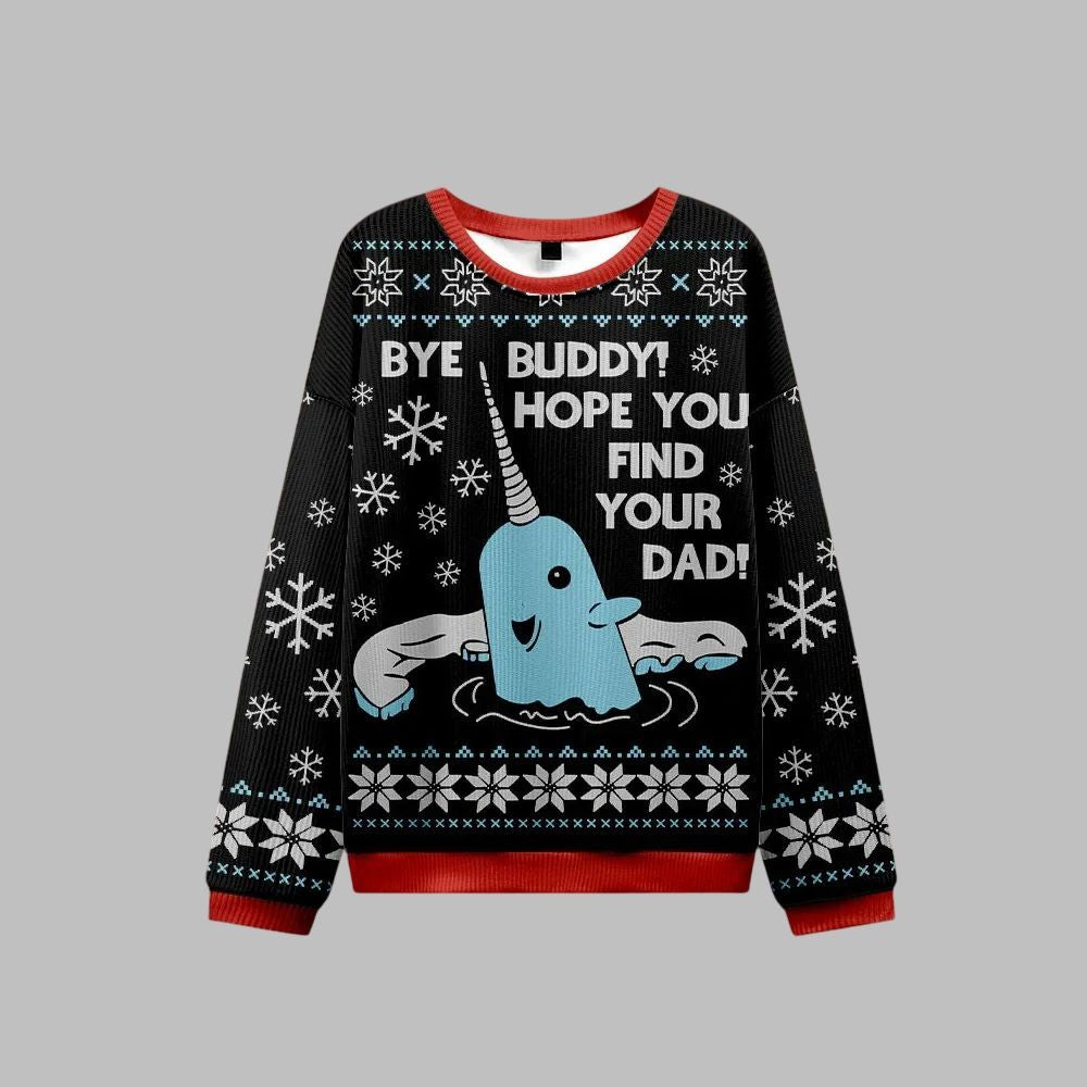 Bye Buddy Hope You Find Your Dad Ugly Sweater 2026 Christmas - Moonbestprint