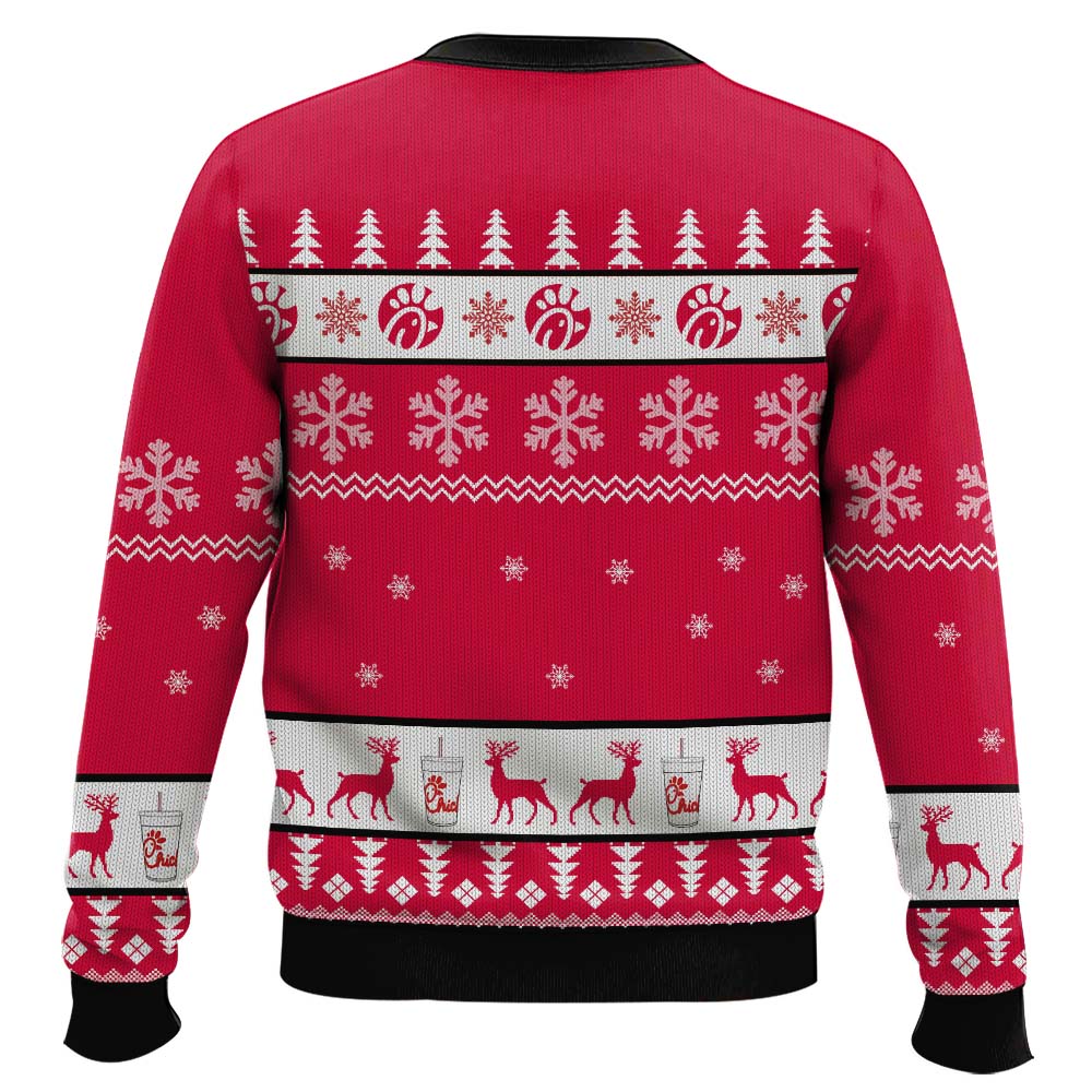 Chick Fil A Christmas Ugly Sweater Special Gift For Xmas – Moonbestprint