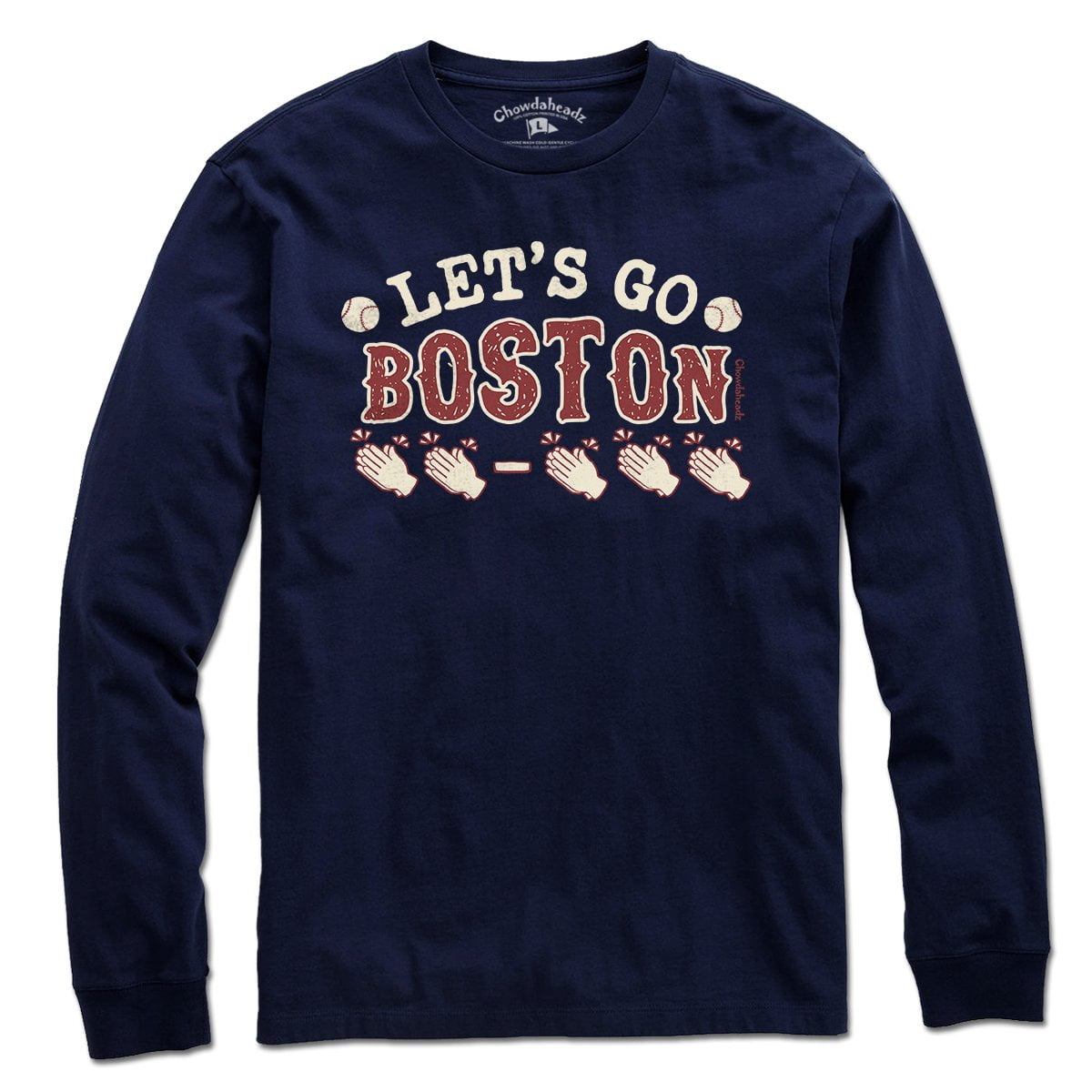 Let's Go Boston Emoji Clap T-Shirt