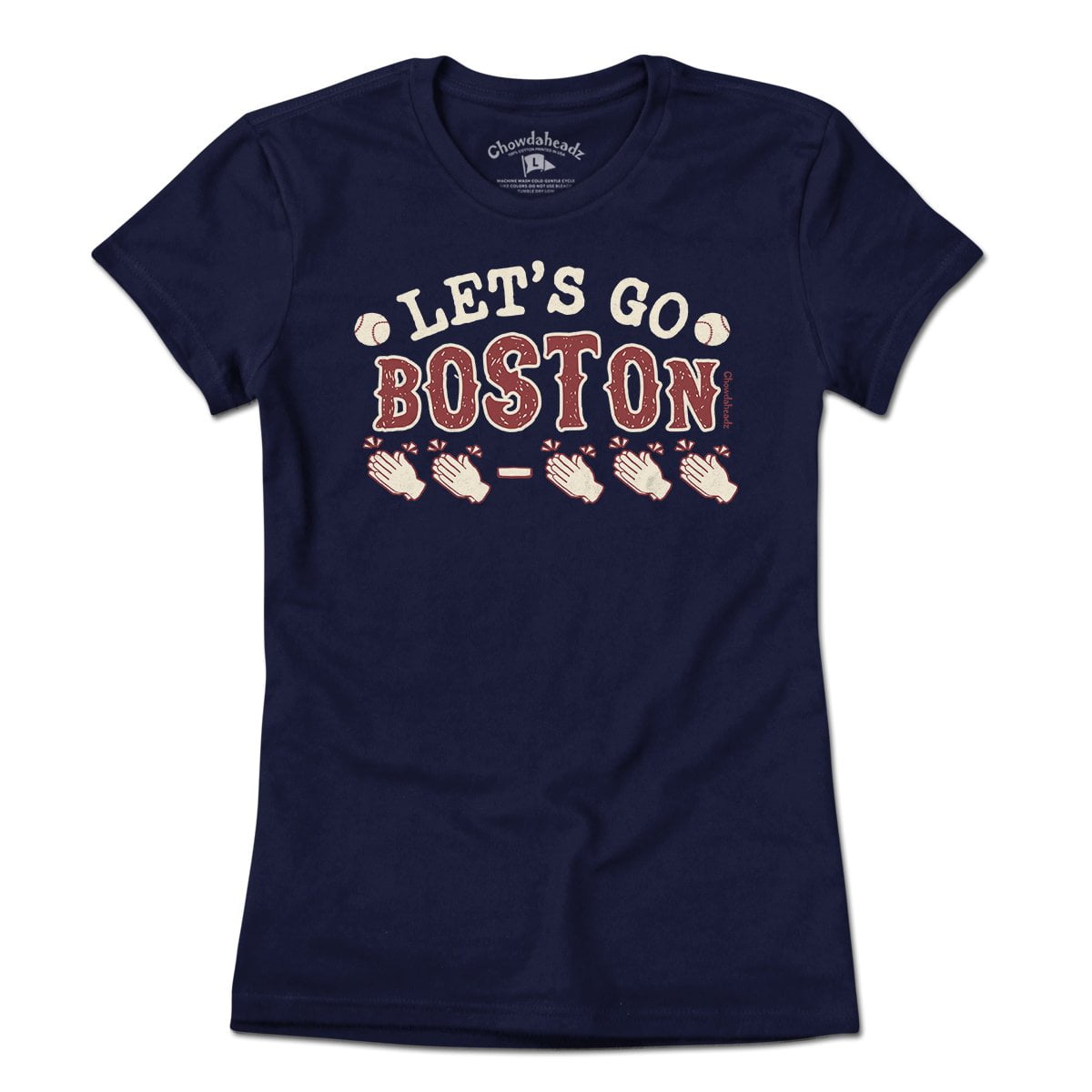 Let's Go Boston Emoji Clap T-Shirt
