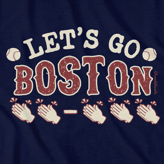 Let's Go Boston Emoji Clap T-Shirt