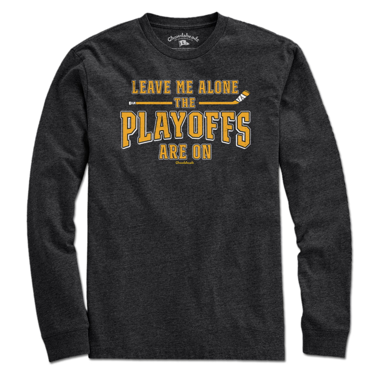 Leave Me Alone Hockey Playoffs T-Shirt
