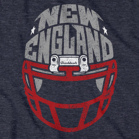 New England Football Helmet Hoodie