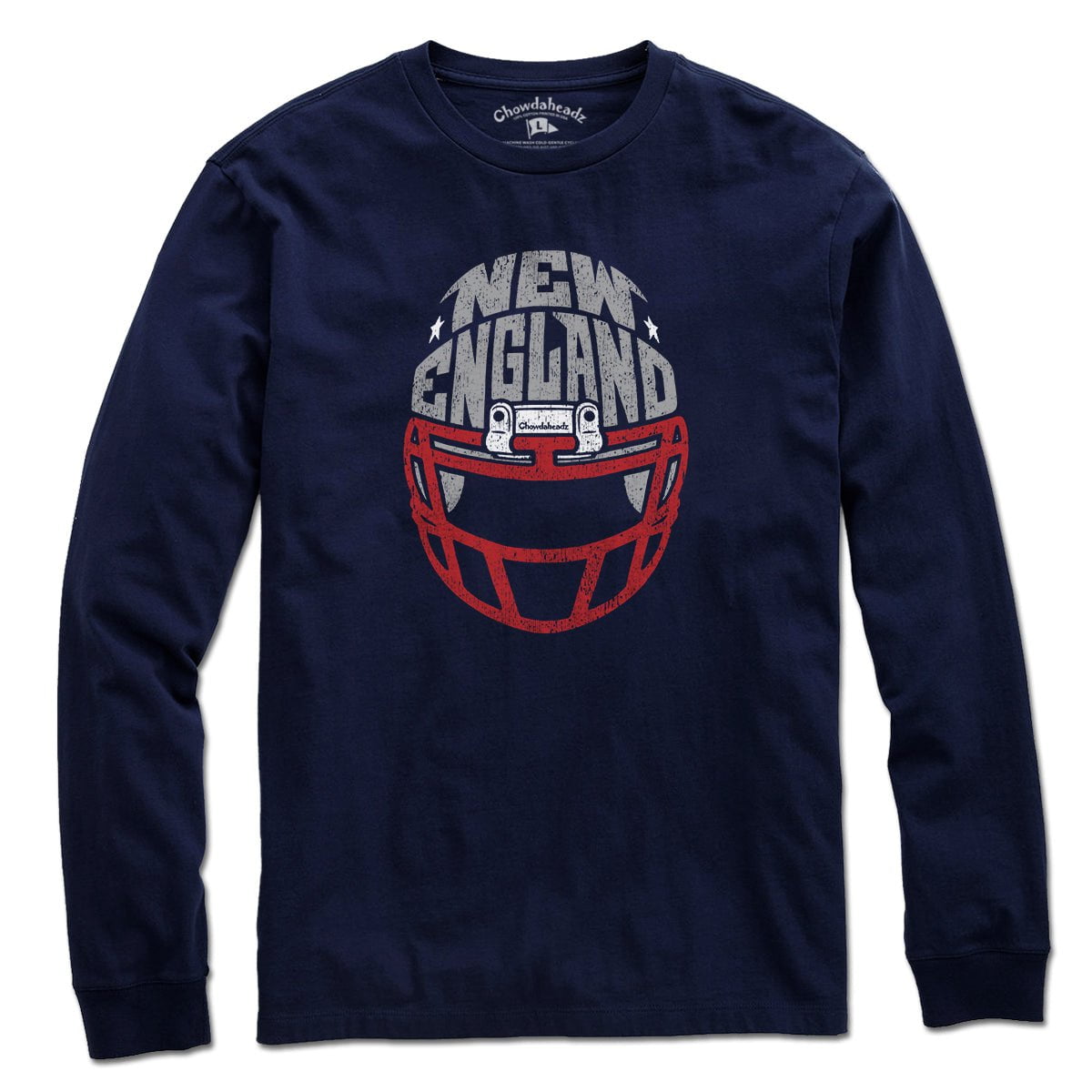 New England Football Helmet T-Shirt