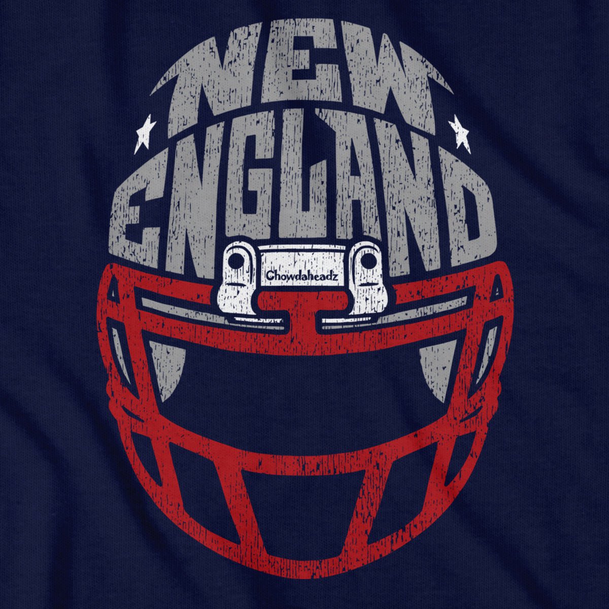 New England Football Helmet T-Shirt