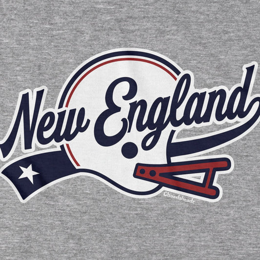 New England Helmet Script T-Shirt