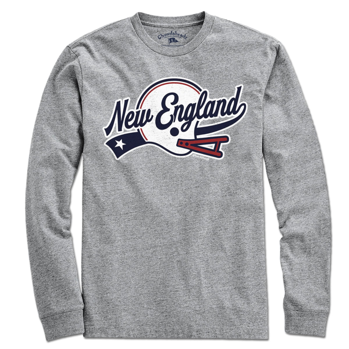 New England Helmet Script T-Shirt
