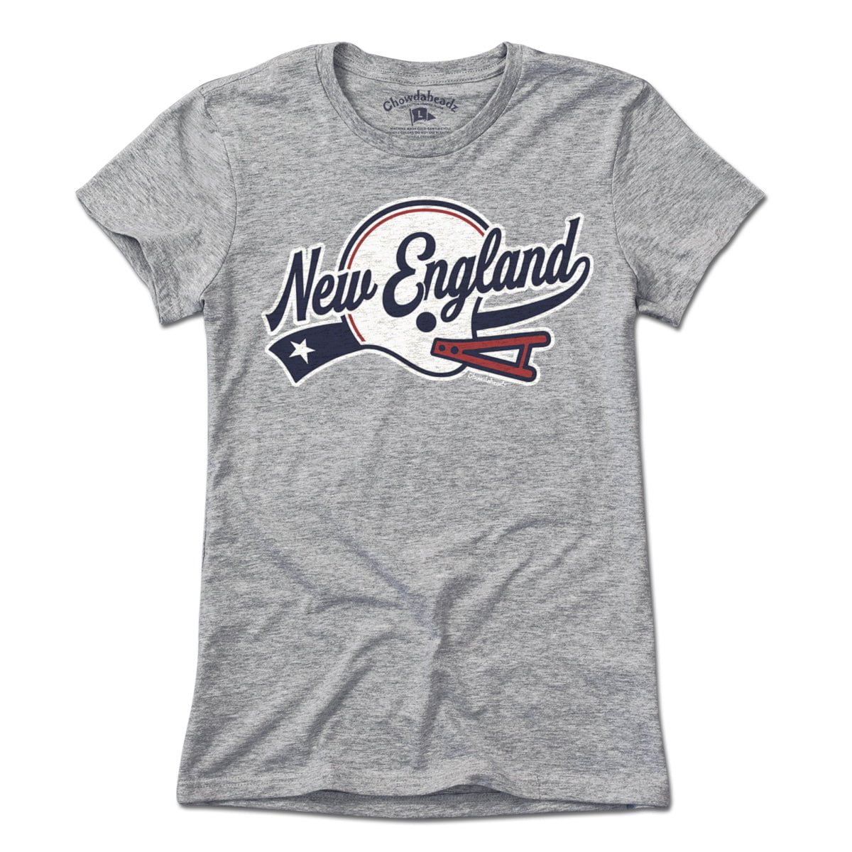 New England Helmet Script T-Shirt
