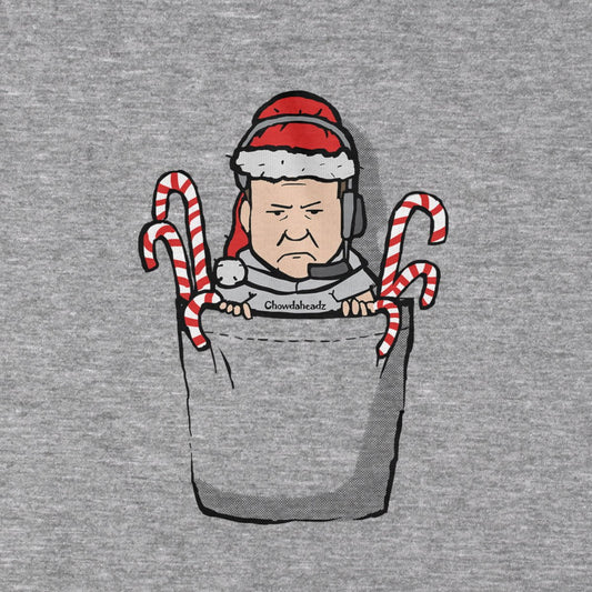 Pocket Belichick Xmas T-Shirt
