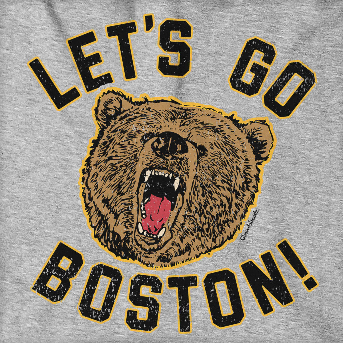 Let's Go Boston Bear Hoodie