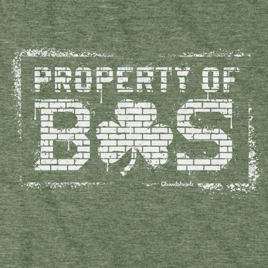Property of BOS Shamrock Graffiti Hoodie