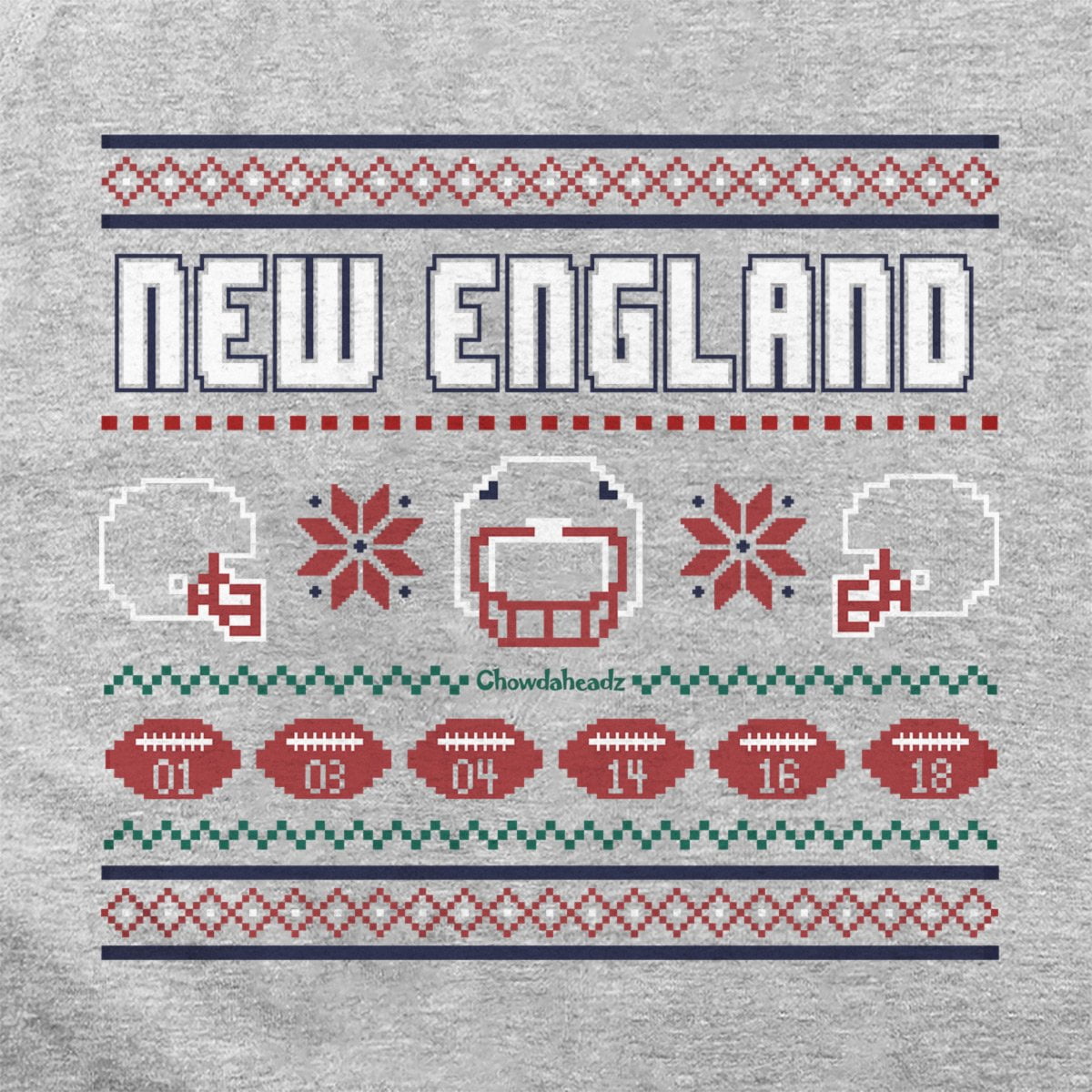 New England Ugly Sweater Hoodie
