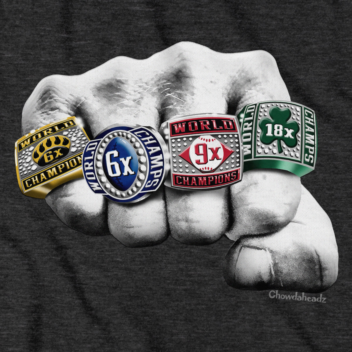 Kiss The Rings Champions T-Shirt