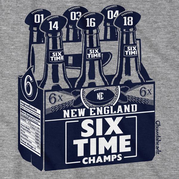 New England Six Pack T-Shirt