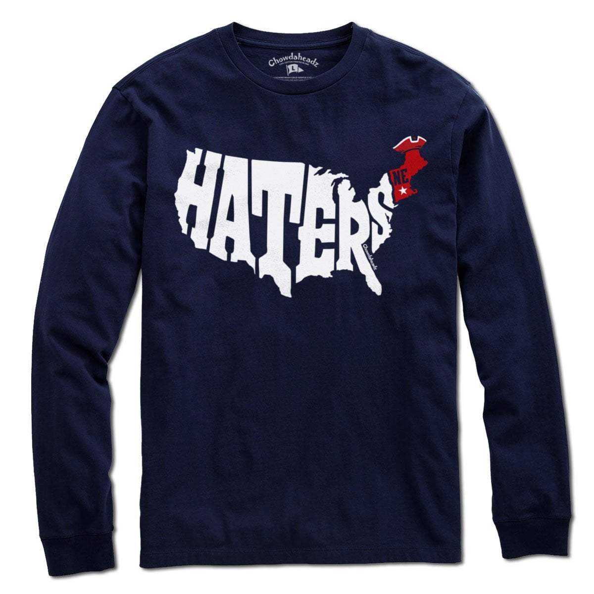 New England Haters Map T-Shirt