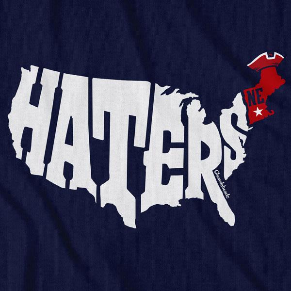 New England Haters Map T-Shirt
