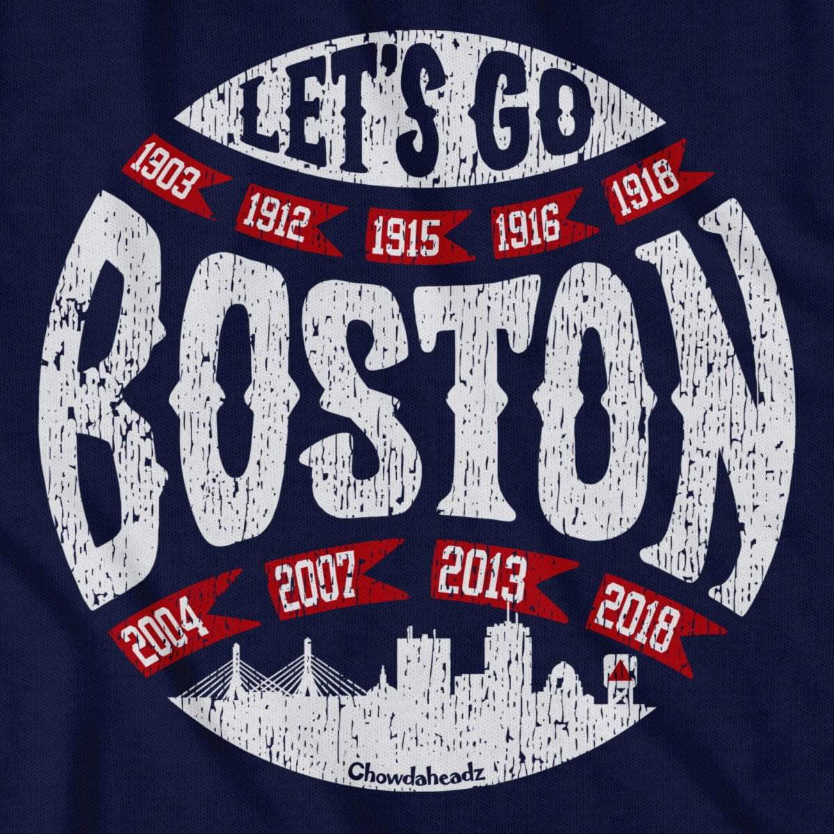 Let's Go Boston Baseball T-Shirt