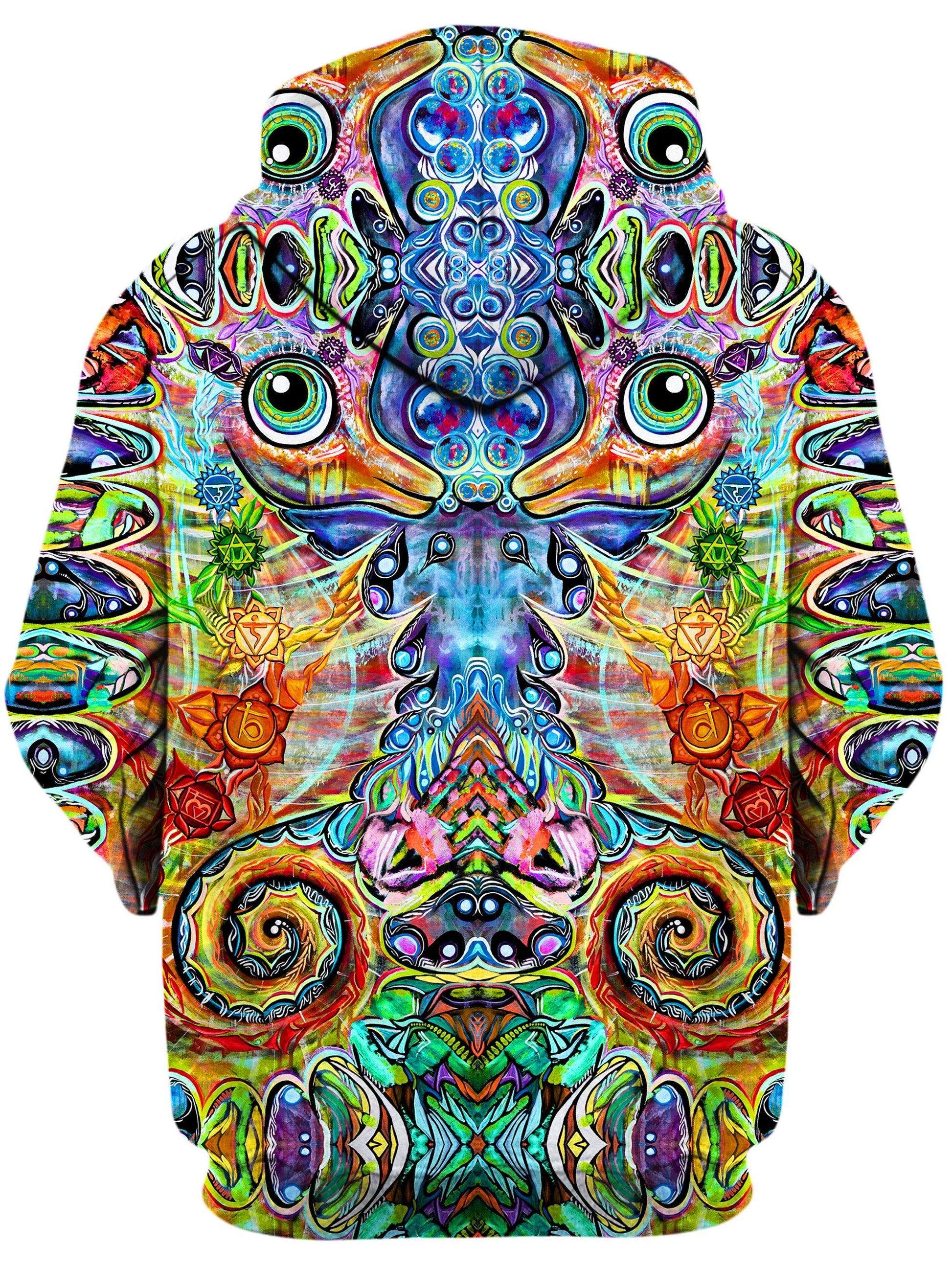 Chakra Seahorse Unisex Zip-Up Hoodie -Moonbestprint