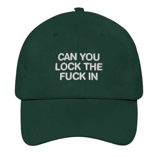 Can You Lock The Fuck In Hat -Moonbestprint