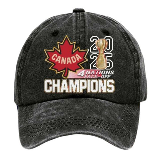 Canada Hockey 2025 Print Baseball Cap -Moonbestprint